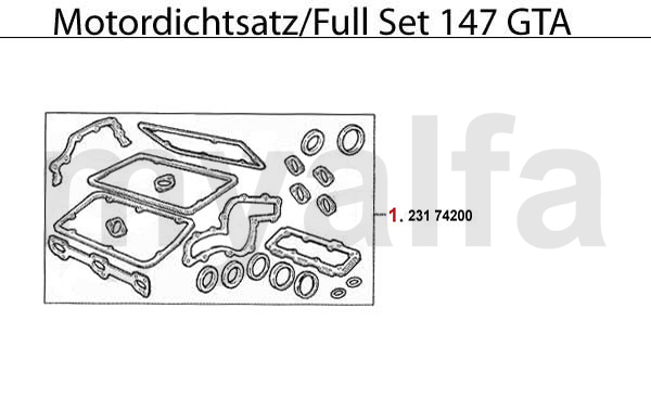 Motordichtsatz