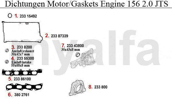 GASKETS ENGINE