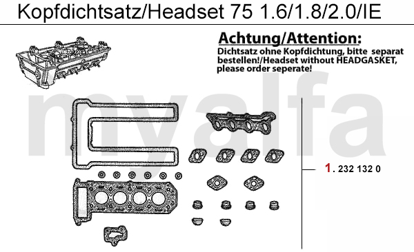 Kopfdichtsatz