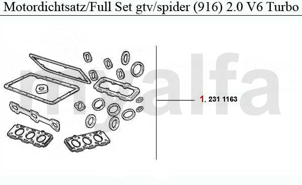 Motordichtsatz