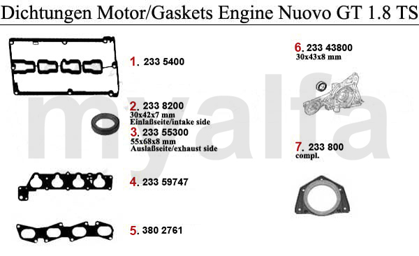 GASKETS ENGINE