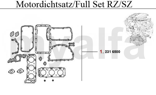 Motordichtsatz