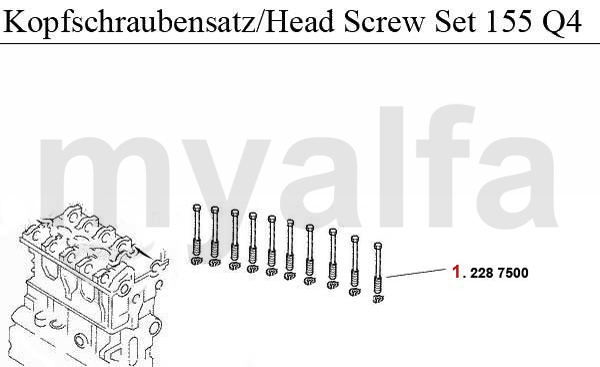 HEADSCREW SET