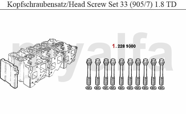 HEAD SCREW SET