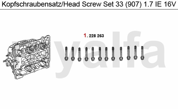 HEAD SCREW SET