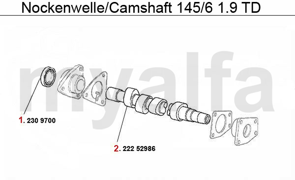 CAMSHAFT 1.9 TD