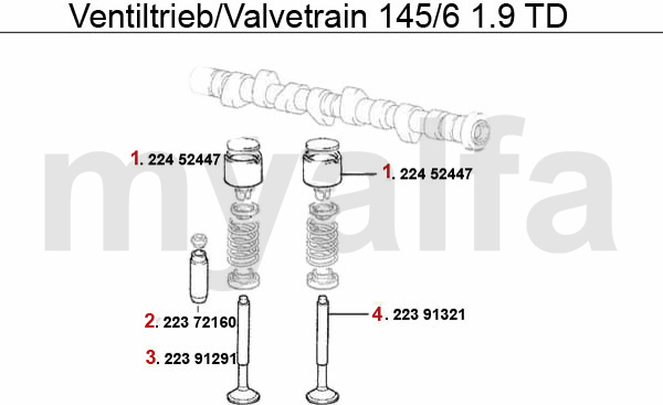 VALVE MACHANISM 1.9 TD