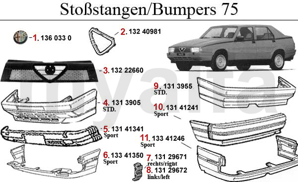 Stoßstange/Kühlergrill/Zierrleiste