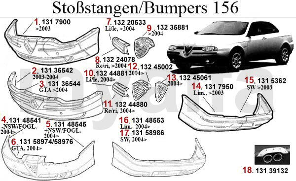 BUMPER/GRILLE/PANEL