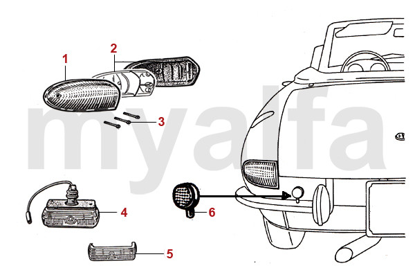 REAR LAMPS 66-69