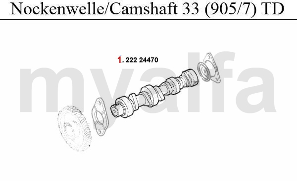 Nockenwelle (905/7) 1.8 TD