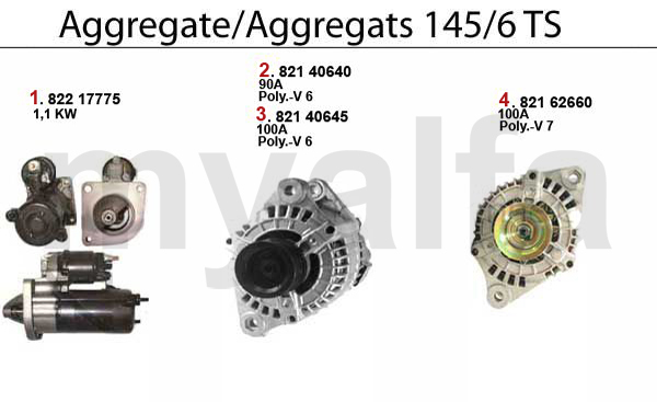 STARTER/ALTERNATOR TS