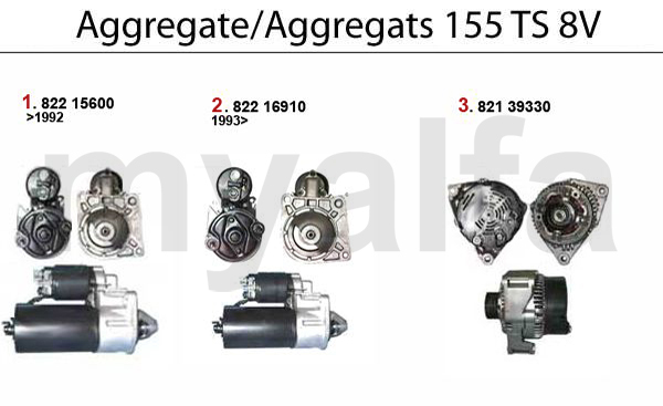 STARTER/ALTERNATOR TS 8V