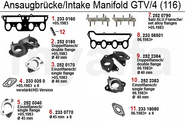 INTAKE MANIFOLD 4-CYL.