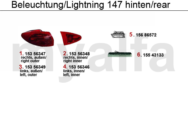 Beleuchtung hinten