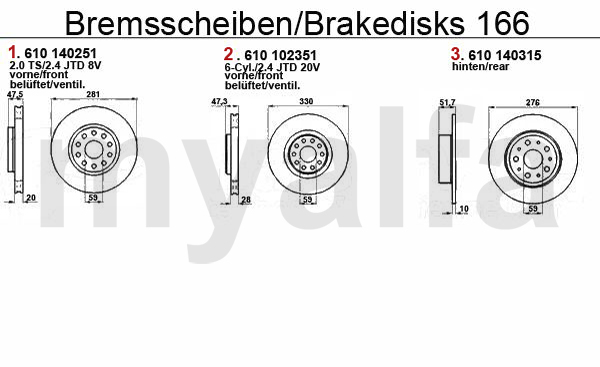 BRAKE DISCS