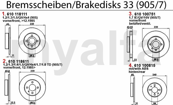  BRAKE DISC