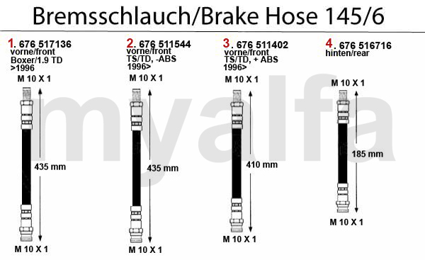 BRAKE HOSES