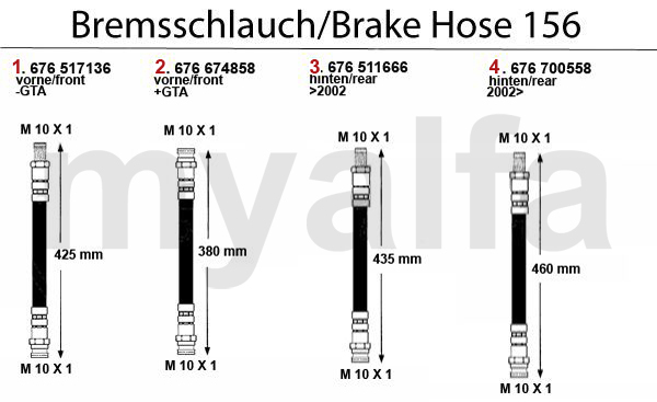 BRAKE HOSES