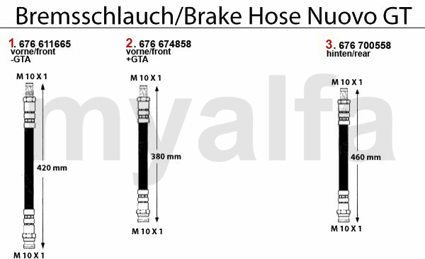 BRAKE HOSES