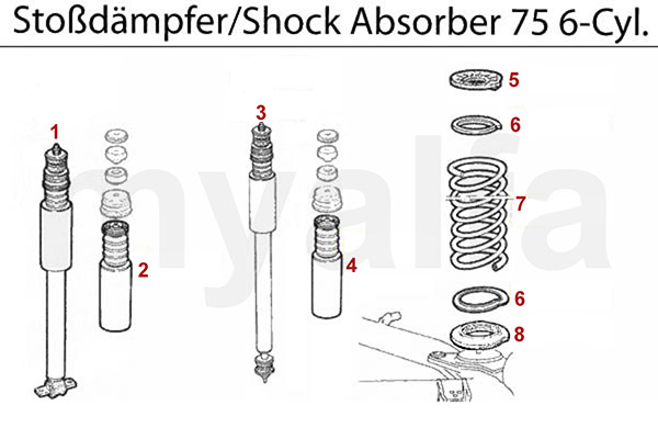 Stoßdämpfer 6-Zyl.