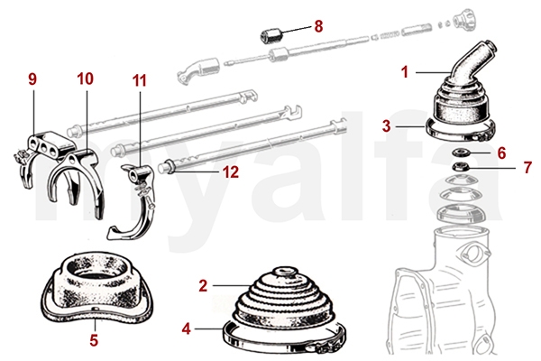 GEARSHIFT PARTS