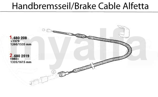 Handbremsseil