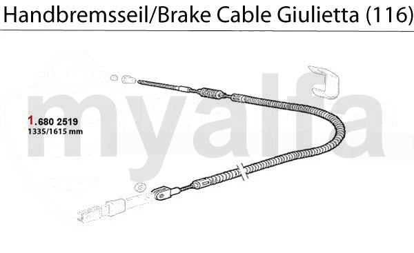 BRAKE CABLE