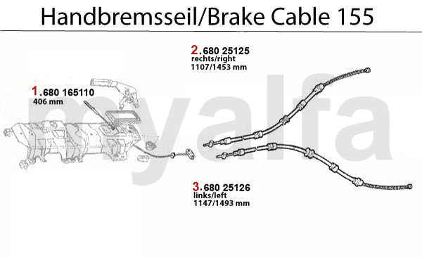 Handbremsseil