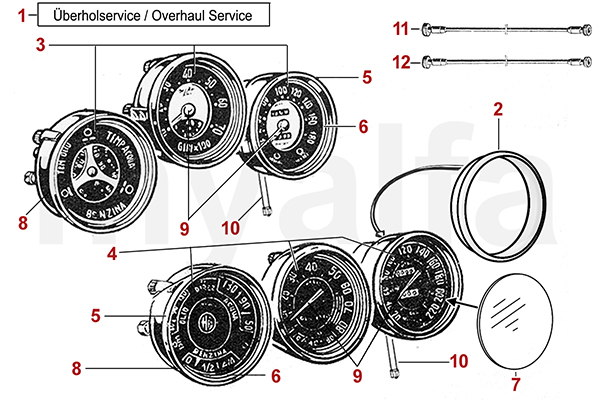 GAUGES/REV-SPEEDO CABLES