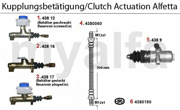 CLUTCH ACTUATION 1.6/1.8/2.0/2.4 TD