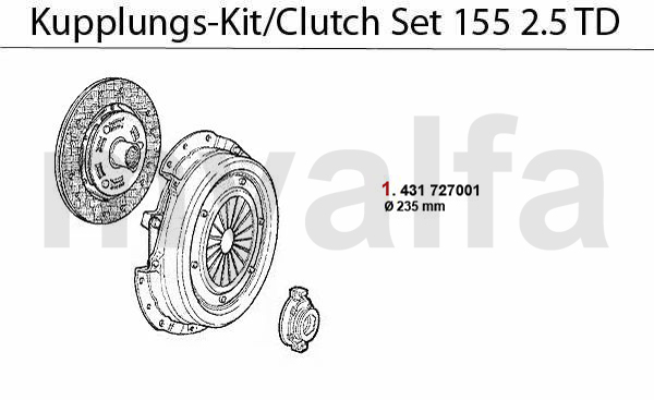 Kupplungs-Kit 2.5 TD