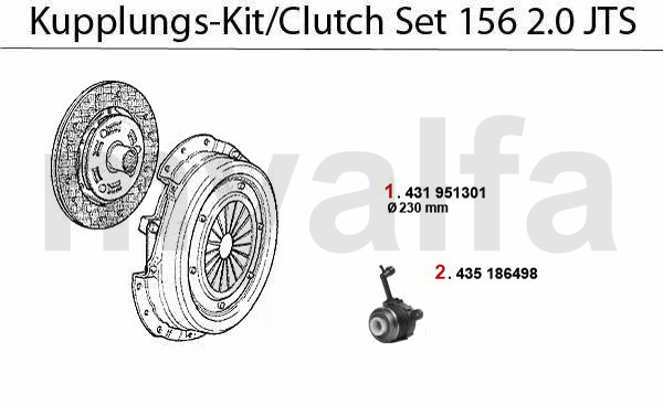 Kupplungs-Kit  2.0 JTS