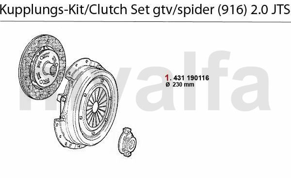 CLUTCH SET 2.0 JTS