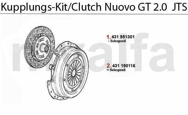 CLUTCH SET 2.0 JTS