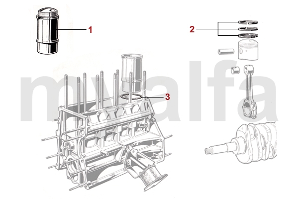 PISTONS / LINERS