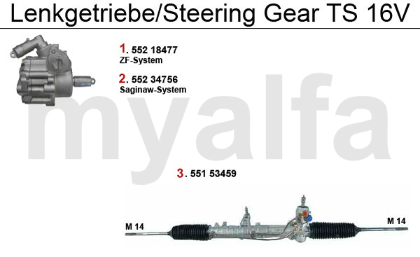 STEERING RACK TS