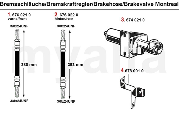 BRAKE HOSES/BRAKE VALVE