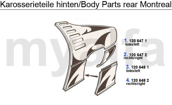 BODY PARTS REAR