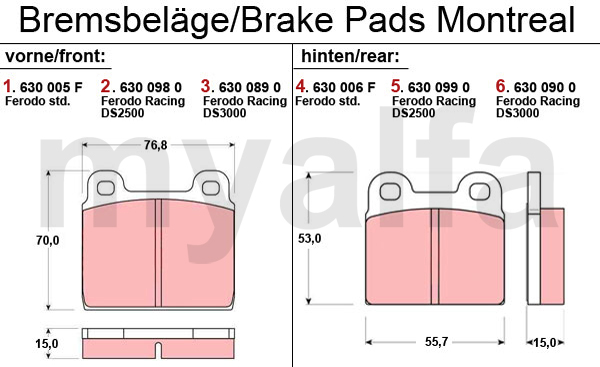 BRAKE PADS