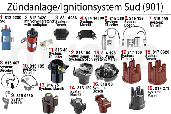 IGNITION SYSTEM Sud (901)