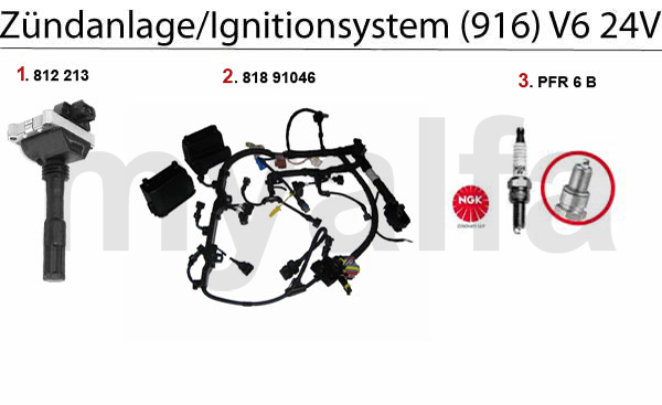 IGNITION SYSTEM 3.0/3.2 V6 24V