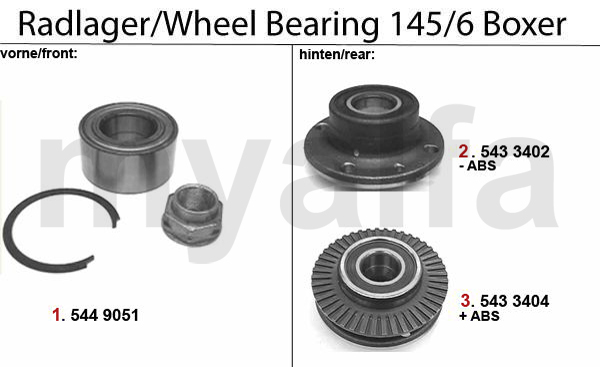 WHEEL BEARING BOXER >1996