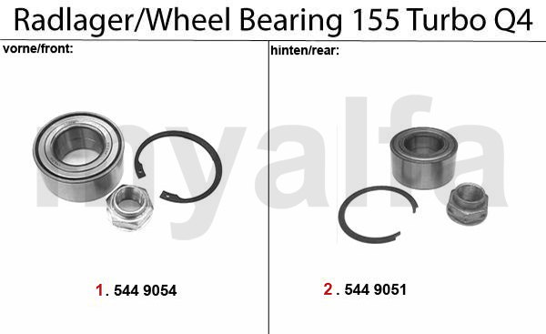 WHEEL BEARING Turbo Q4 16V