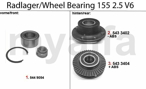 WHEL BEARING 2.5 V6