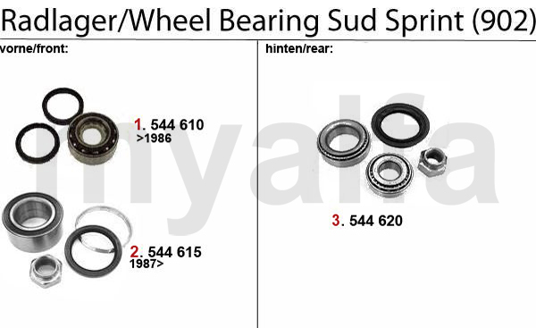 WHEEL BEARING Sud Sprint (902)