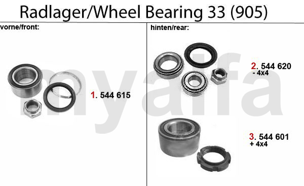 WHEEL BEARING (905)