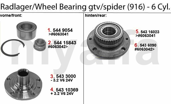 WHEEL BEARING 6-Cyl.