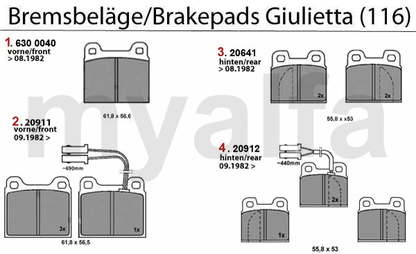 BRAKE PADS