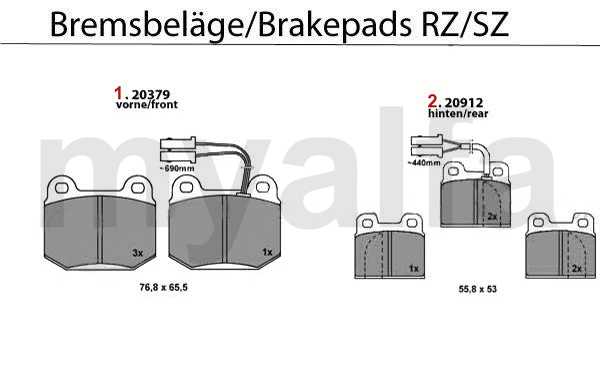 Bremsbeläge